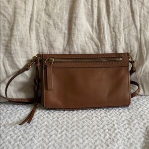 Frye Tan small crossbody bag